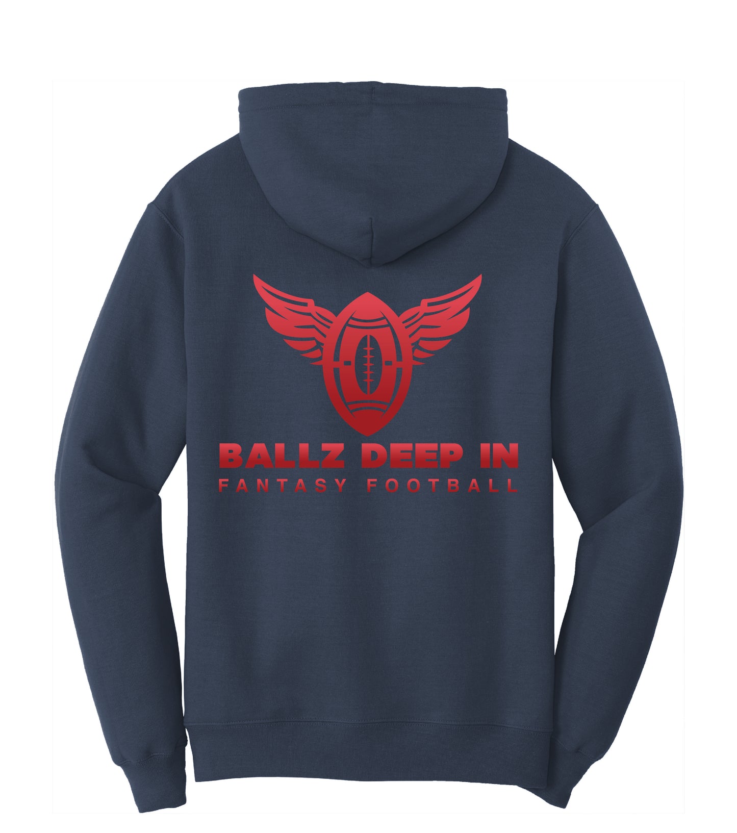 Core Fleece Hoodie - Ballz Deep in Fantasy Football