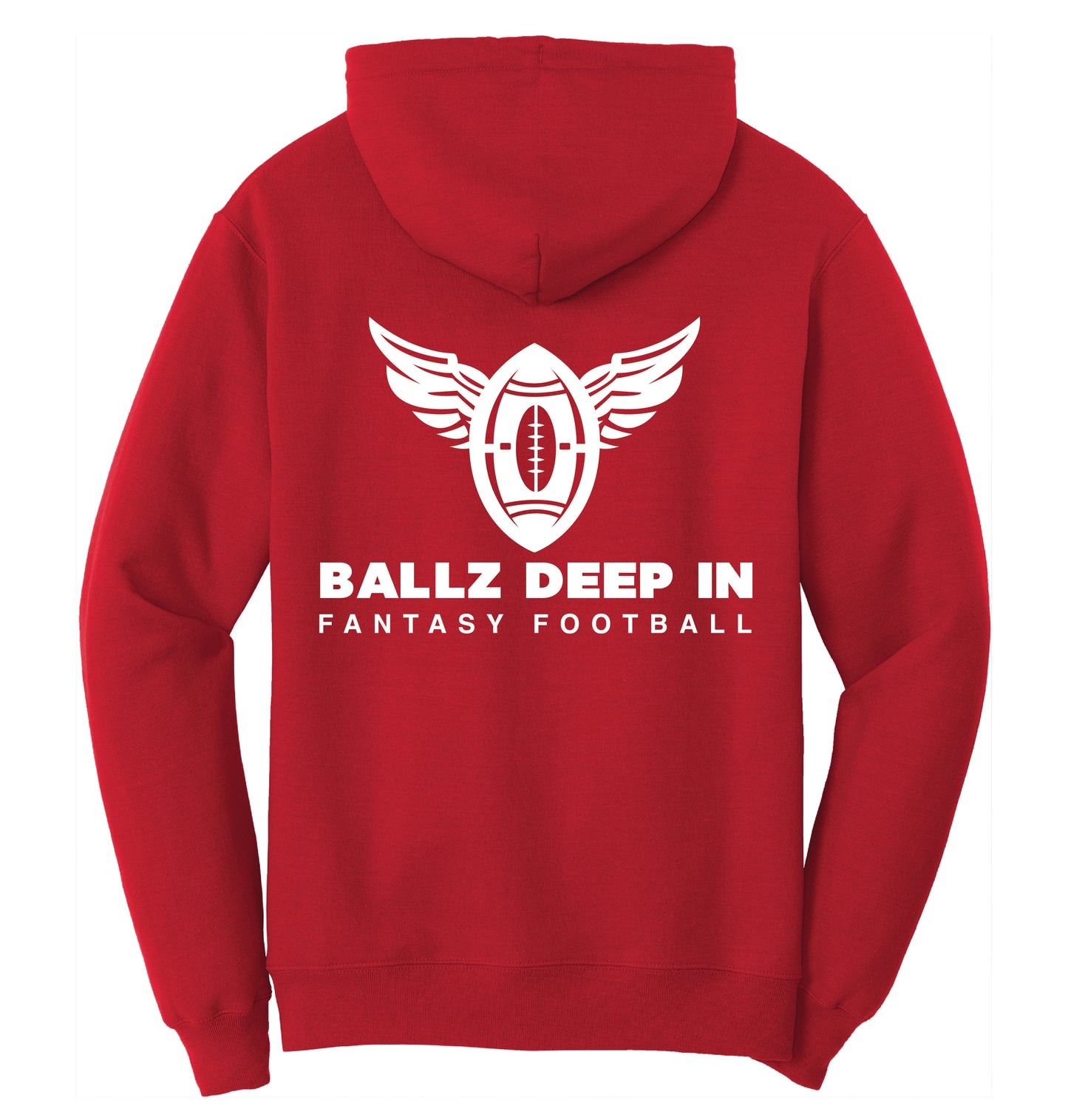 Core Fleece Hoodie - Ballz Deep in Fantasy Football