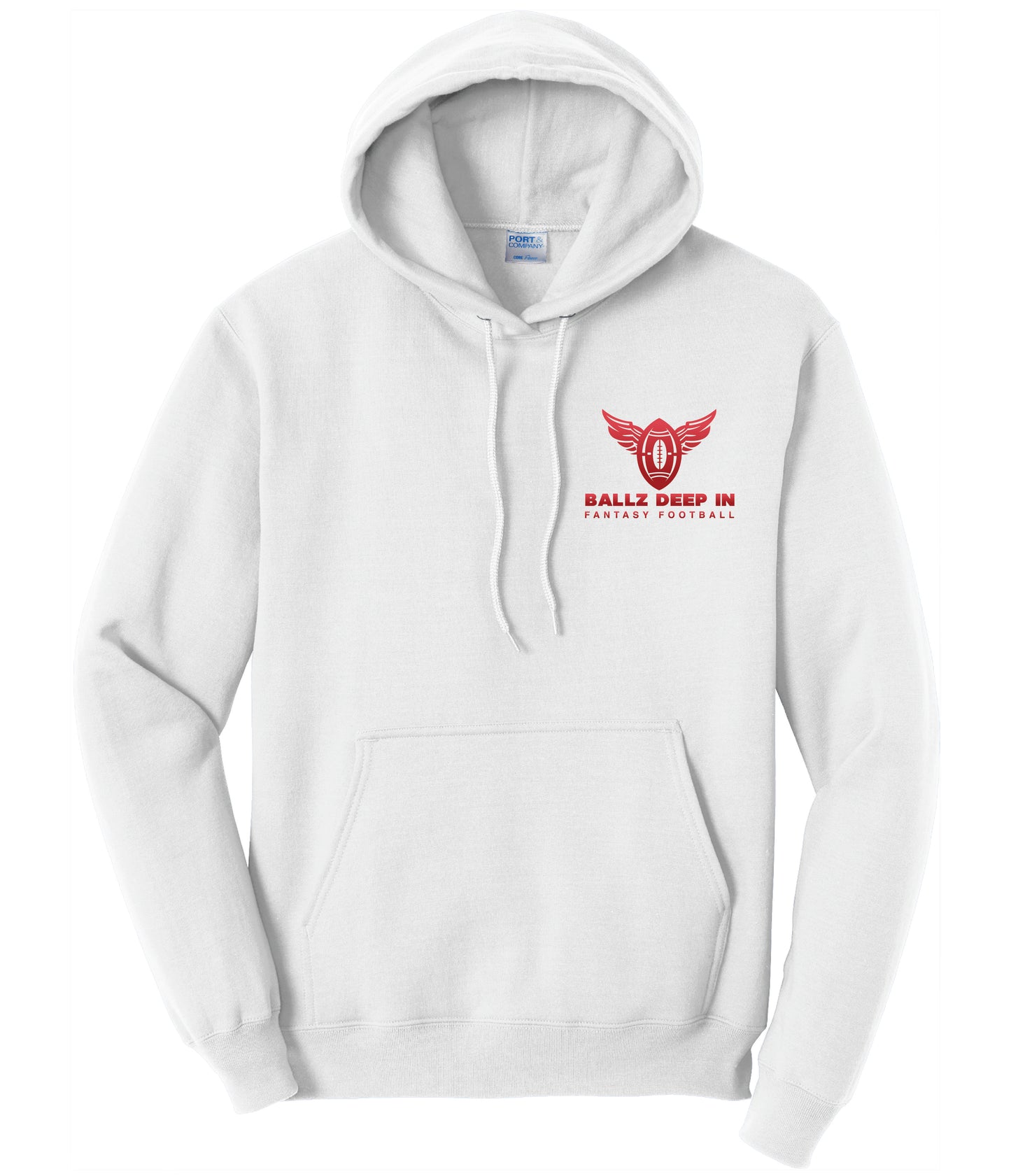 Core Fleece Hoodie - Ballz Deep in Fantasy Football