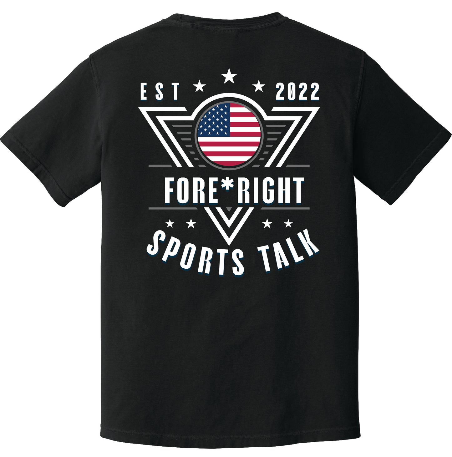Comfort Colors Tee - Fore*Right Sports Talk