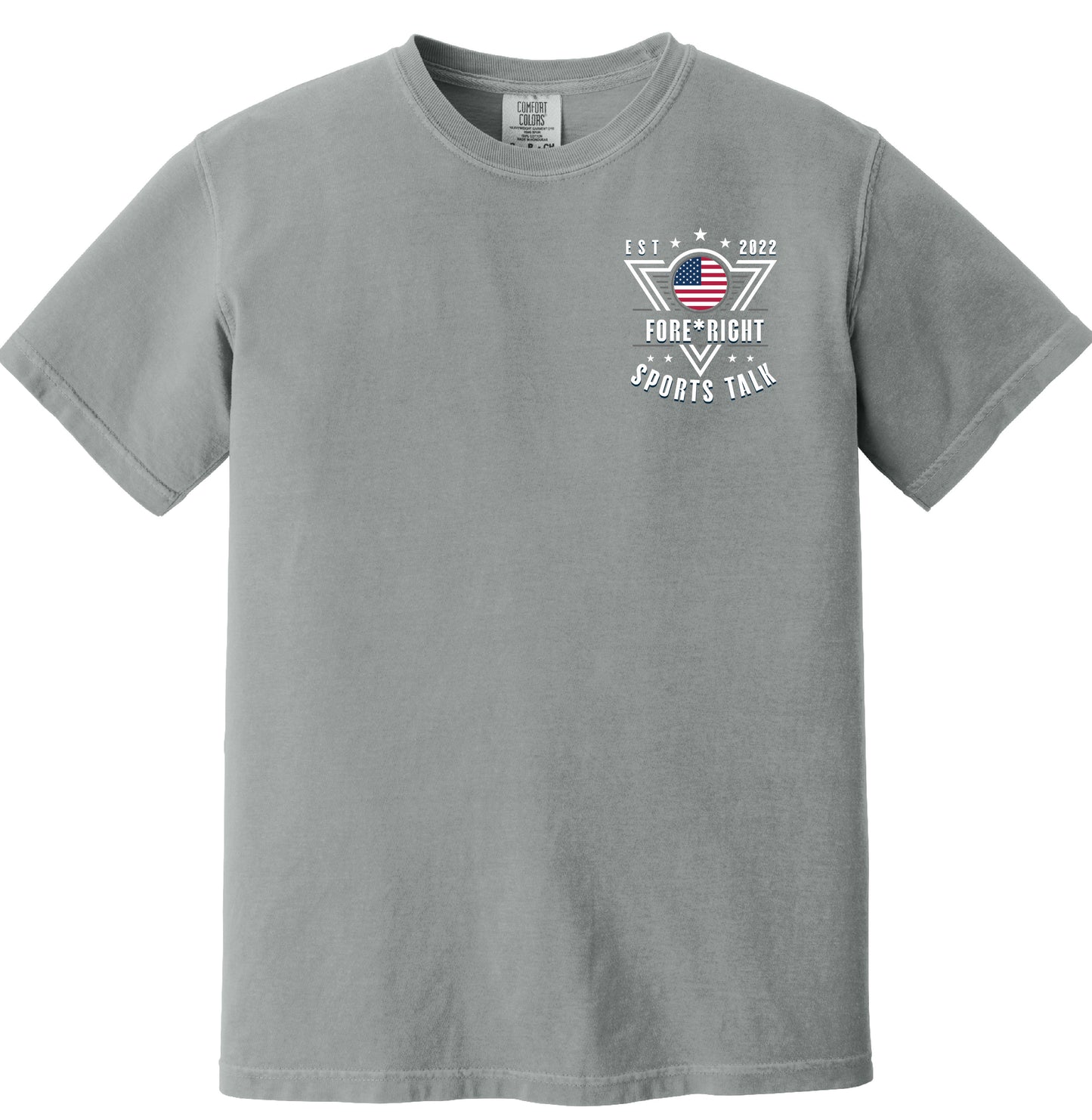 Comfort Colors Tee - Fore*Right Sports Talk