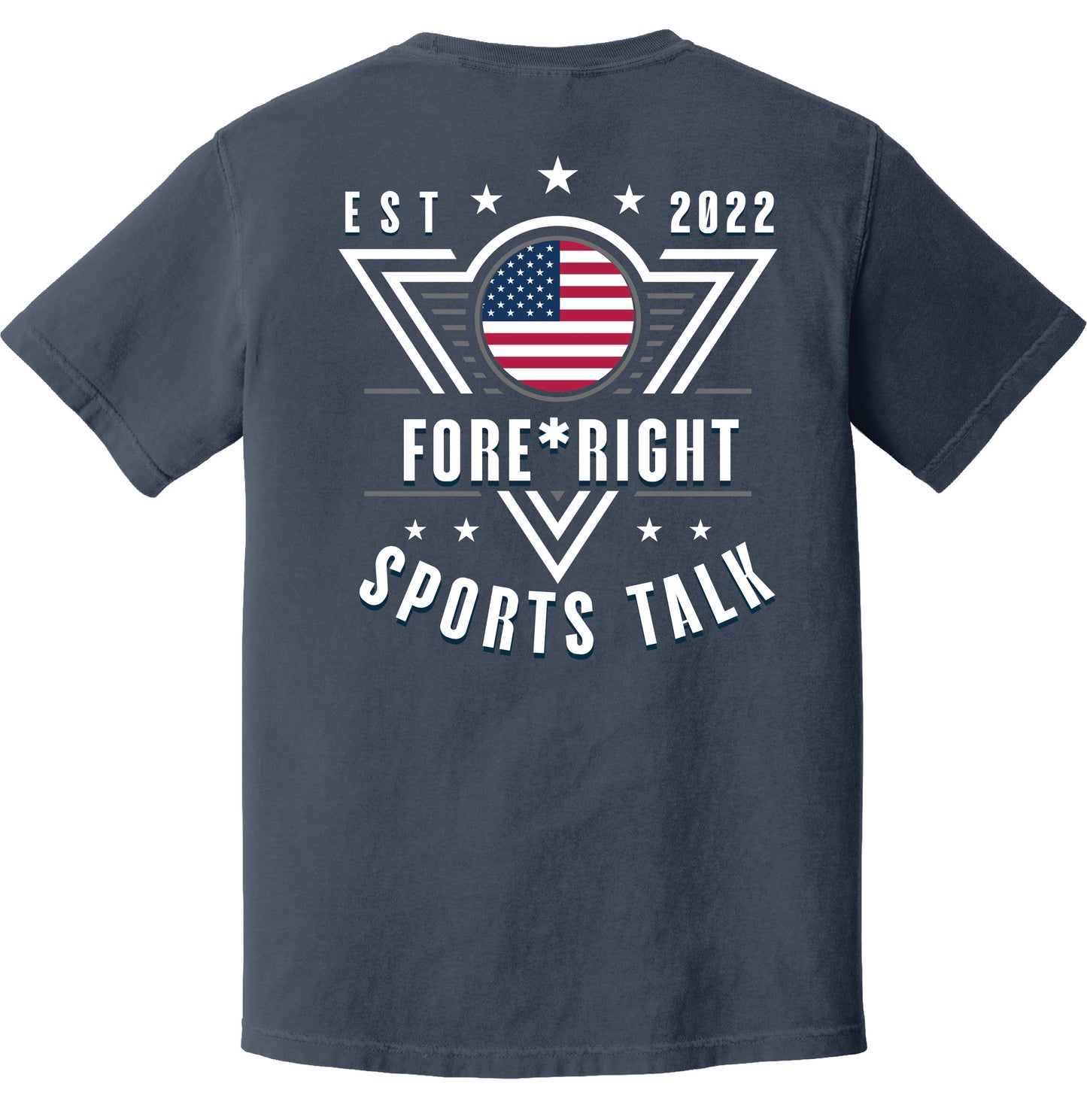 Comfort Colors Tee - Fore*Right Sports Talk