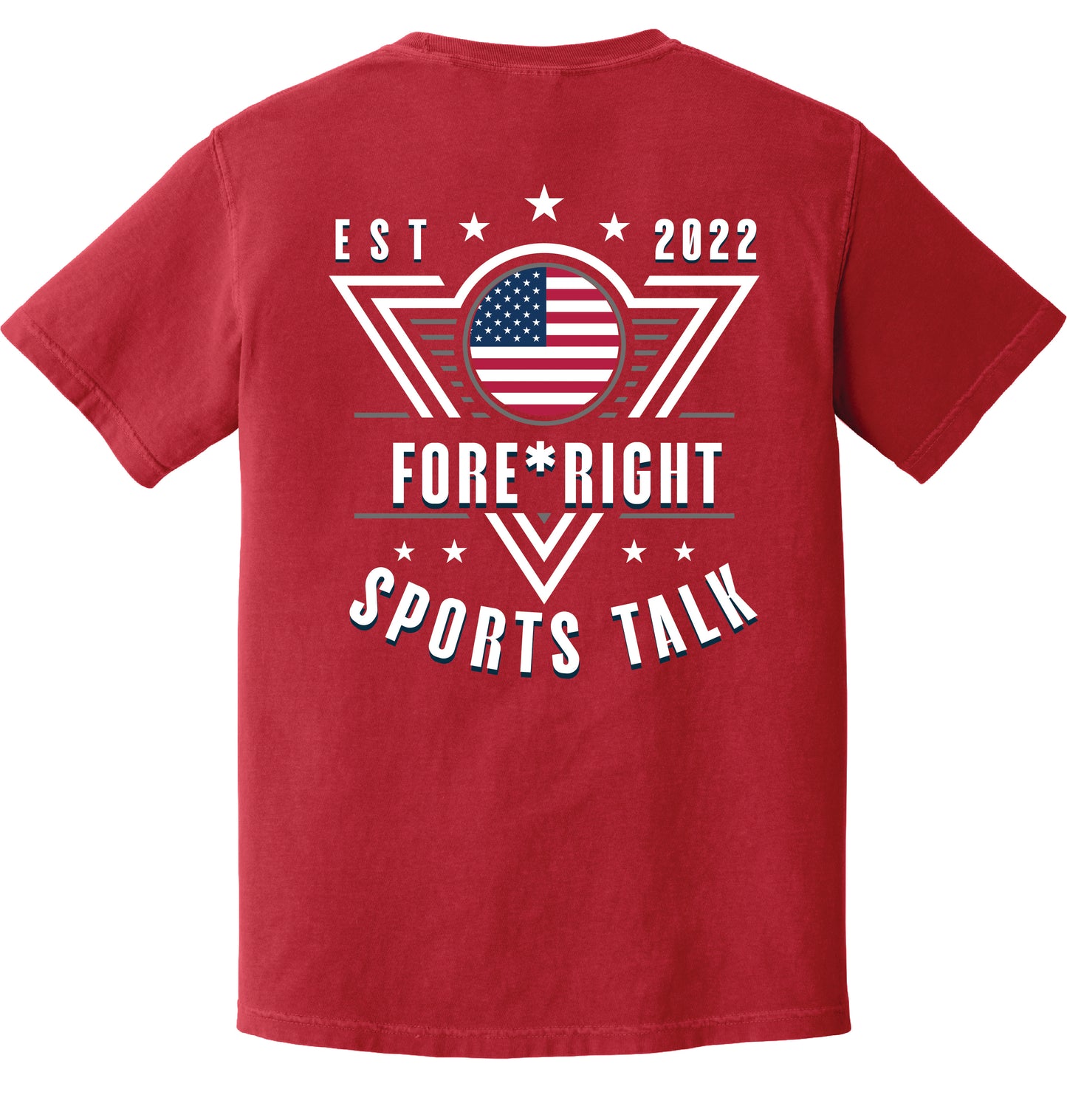 Comfort Colors Tee - Fore*Right Sports Talk