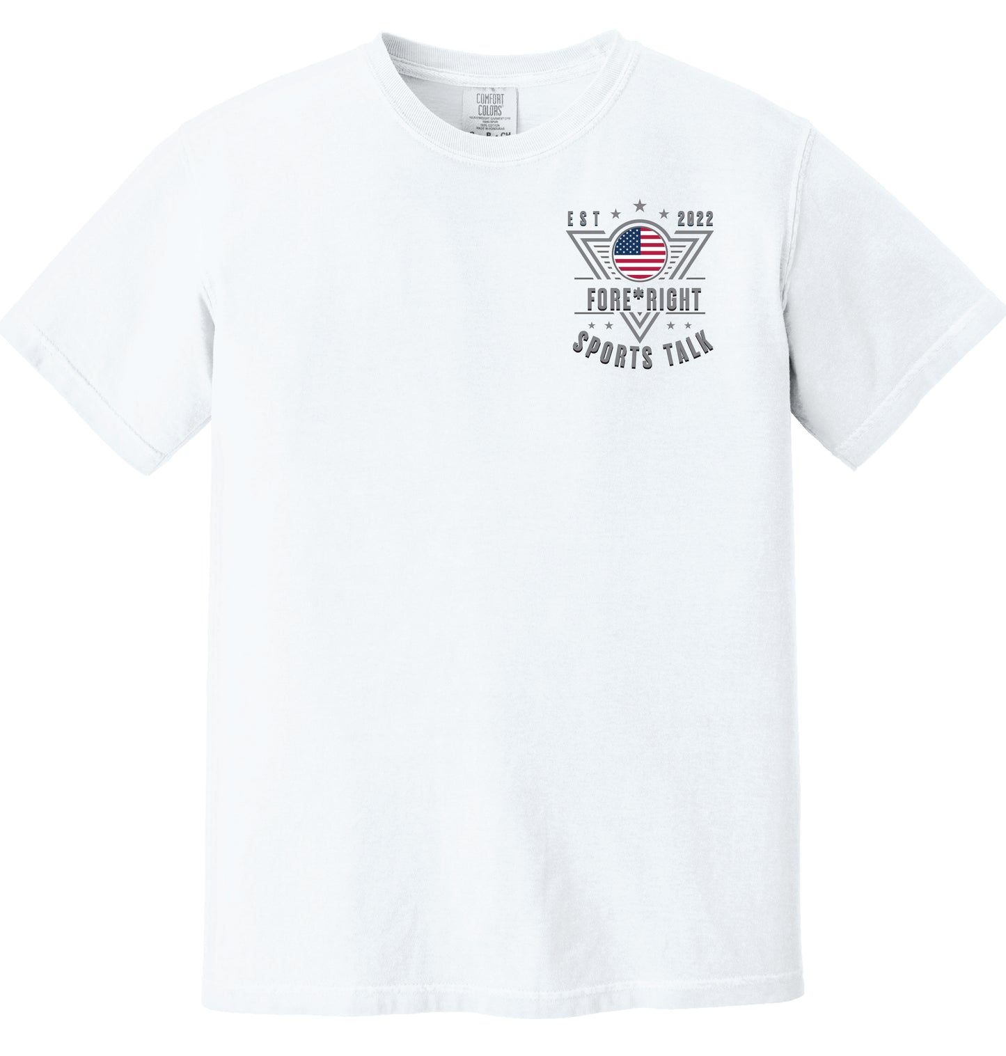 Comfort Colors Tee - Fore*Right Sports Talk
