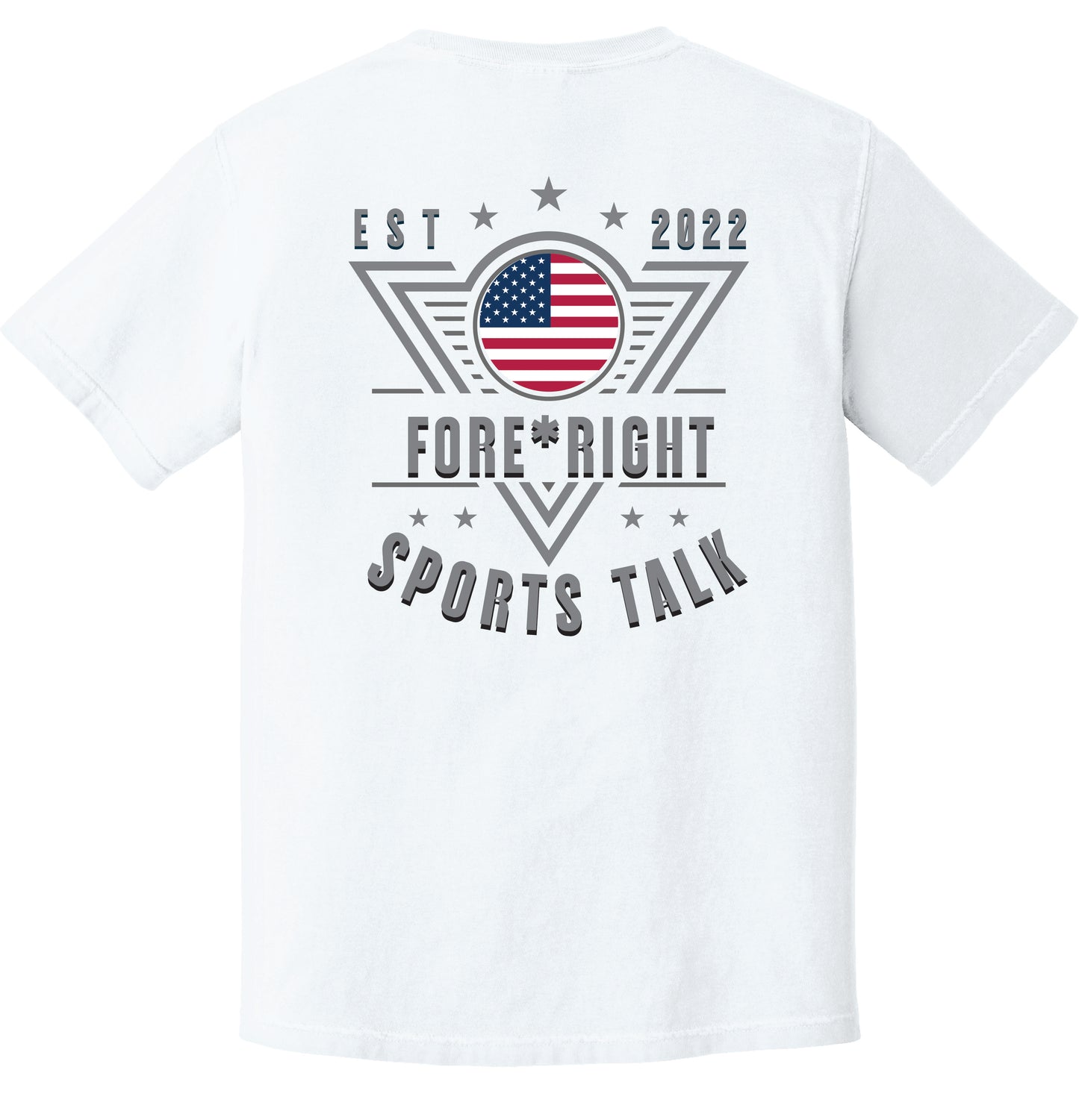 Comfort Colors Tee - Fore*Right Sports Talk