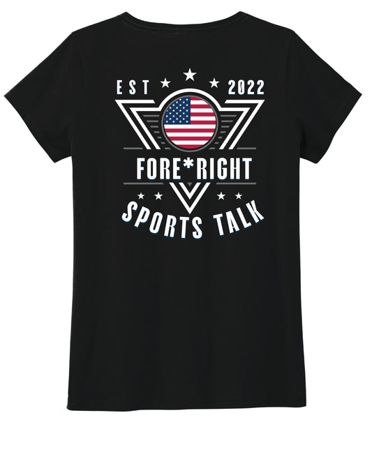 Women's District Concert Tee - Fore*Right Sports Talk
