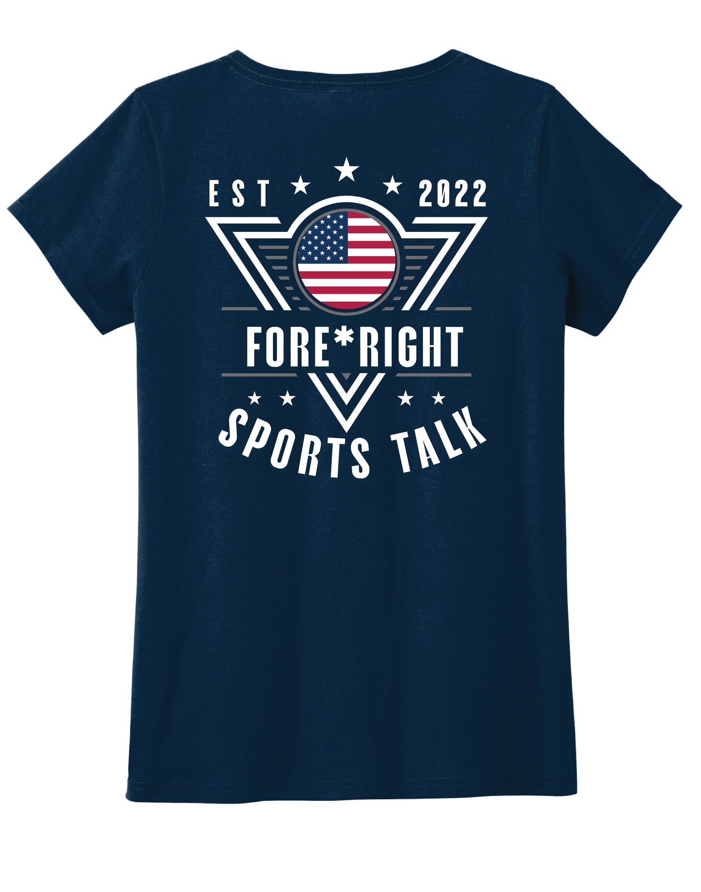 Women's District Concert Tee - Fore*Right Sports Talk