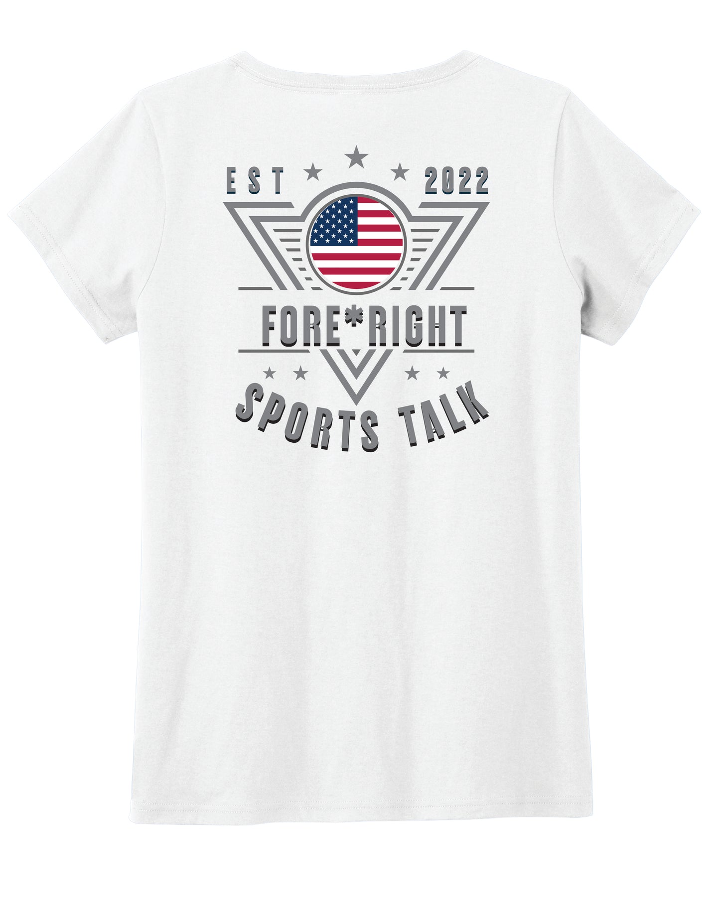 Women's District Concert Tee - Fore*Right Sports Talk
