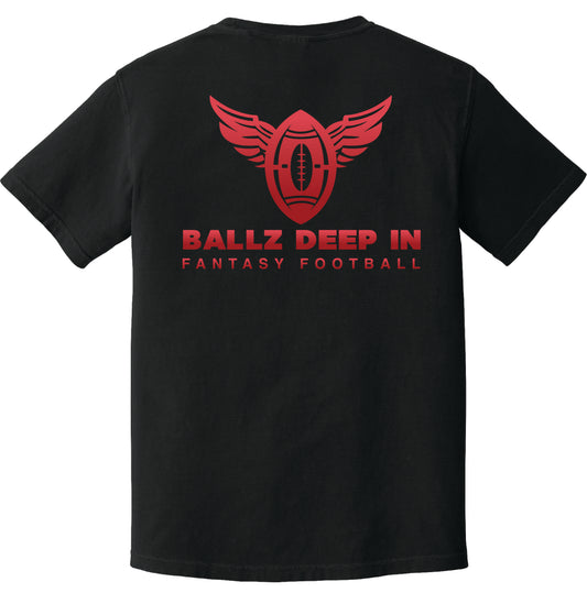Comfort Colors Tee - Ballz Deep in Fantasy Football