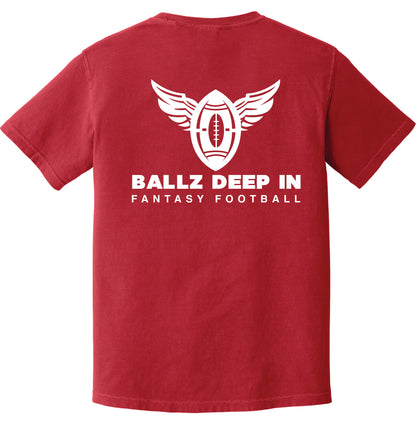Comfort Colors Tee - Ballz Deep in Fantasy Football