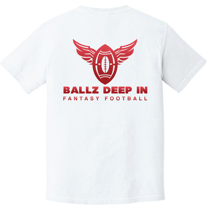 Comfort Colors Tee - Ballz Deep in Fantasy Football