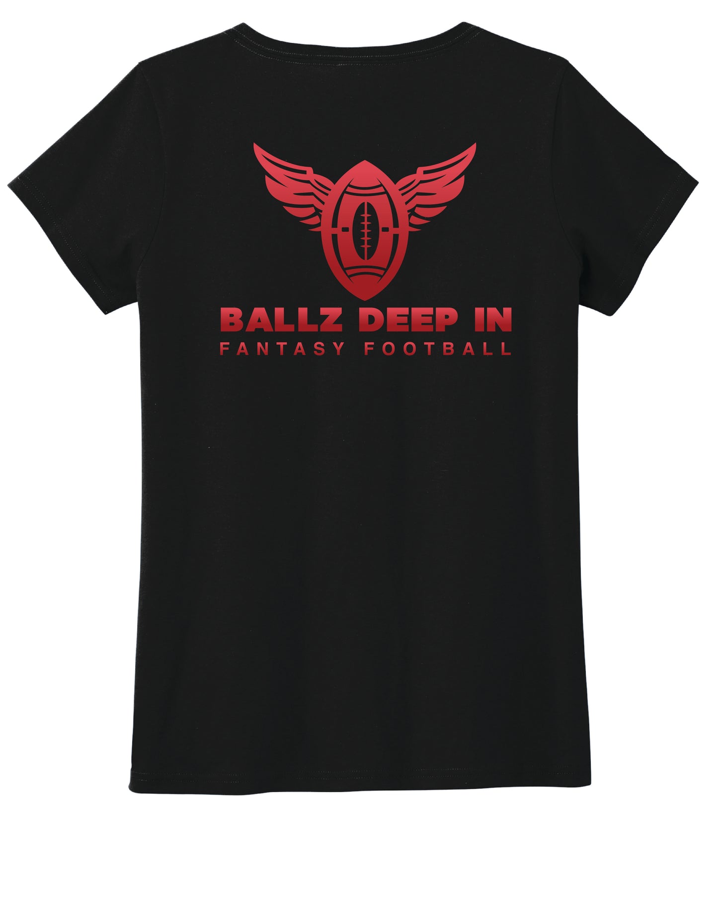 Women's District Concert Tee - Ballz Deep in Fantasy Football