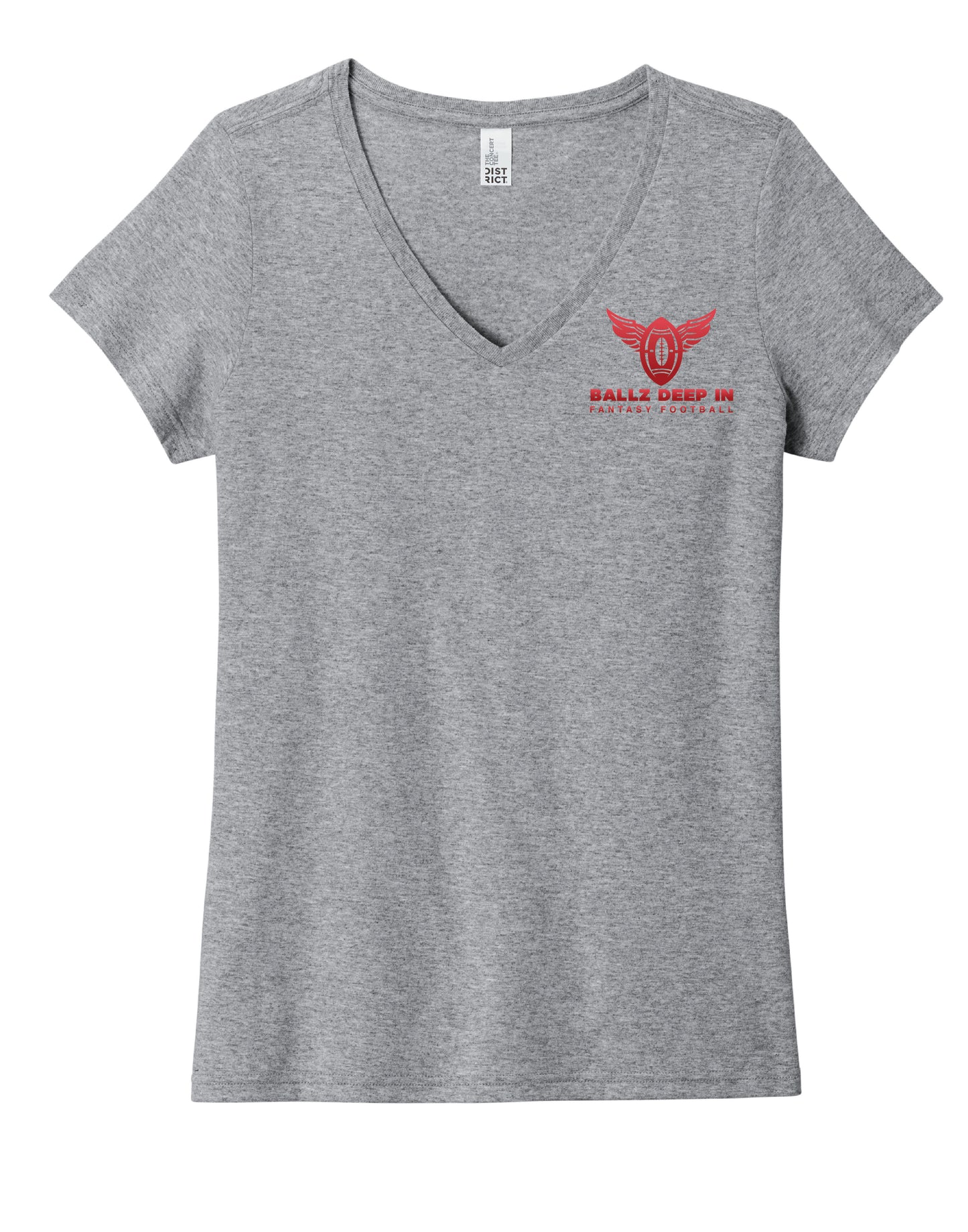 Women's District Concert Tee - Ballz Deep in Fantasy Football