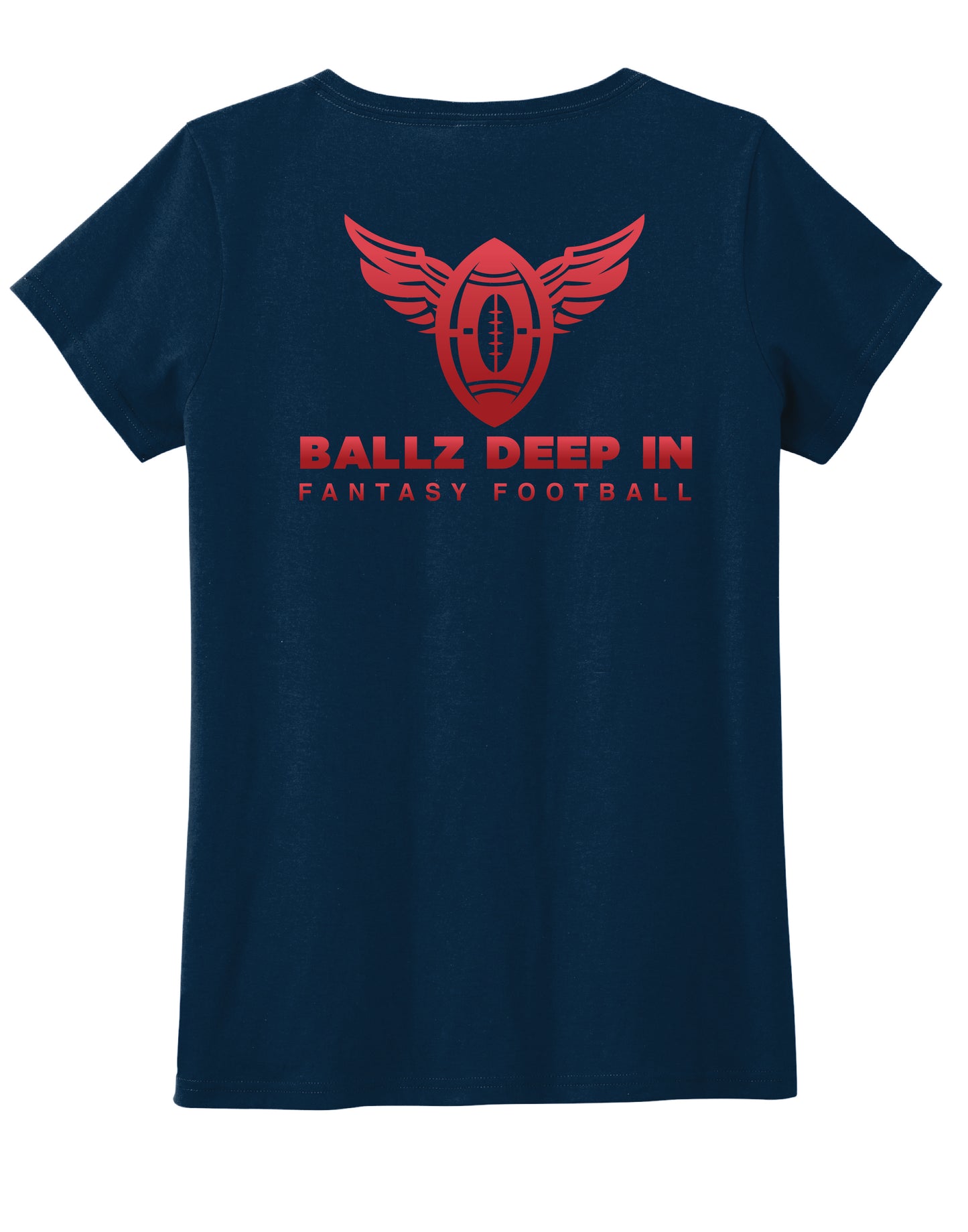 Women's District Concert Tee - Ballz Deep in Fantasy Football