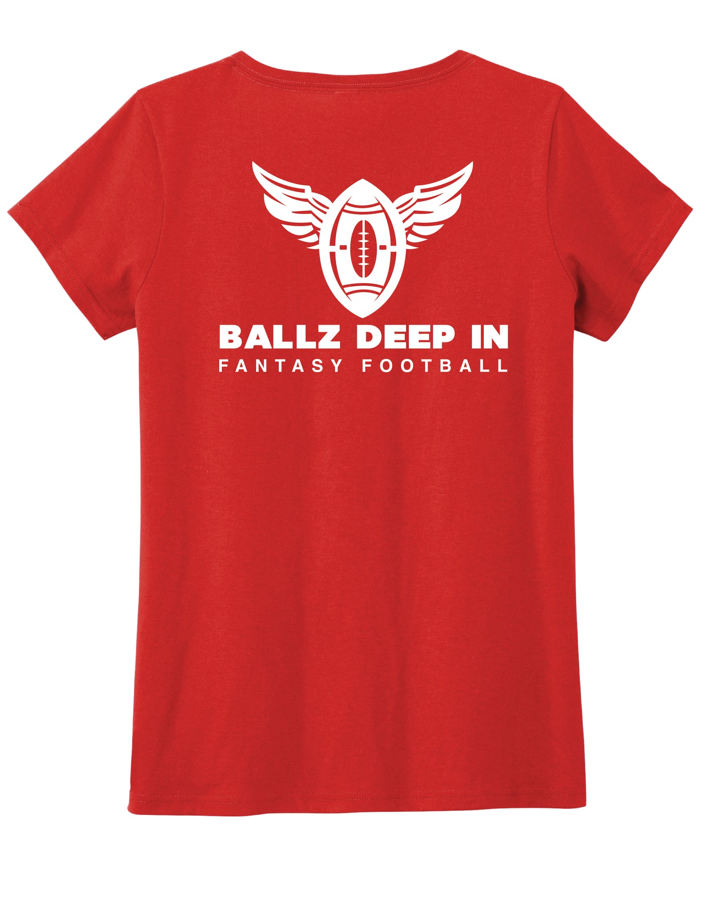 Women's District Concert Tee - Ballz Deep in Fantasy Football