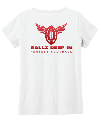 Women's District Concert Tee - Ballz Deep in Fantasy Football