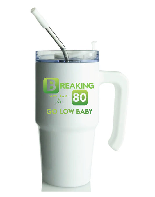 20oz Tumbler w/ Handle - Breaking 80
