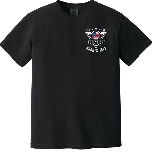 Comfort Colors Tee - Fore*Right Sports Talk