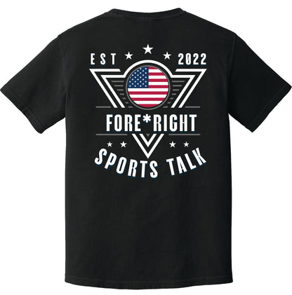 Comfort Colors Tee - Fore*Right Sports Talk