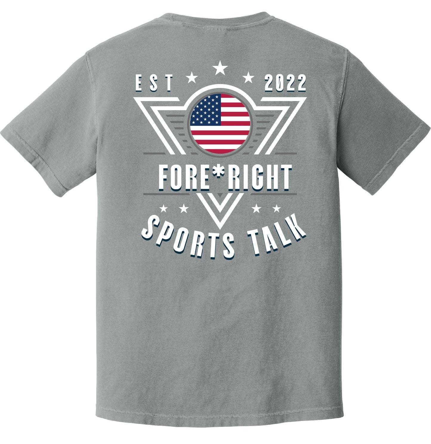 Comfort Colors Tee - Fore*Right Sports Talk