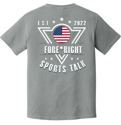 Comfort Colors Tee - Fore*Right Sports Talk