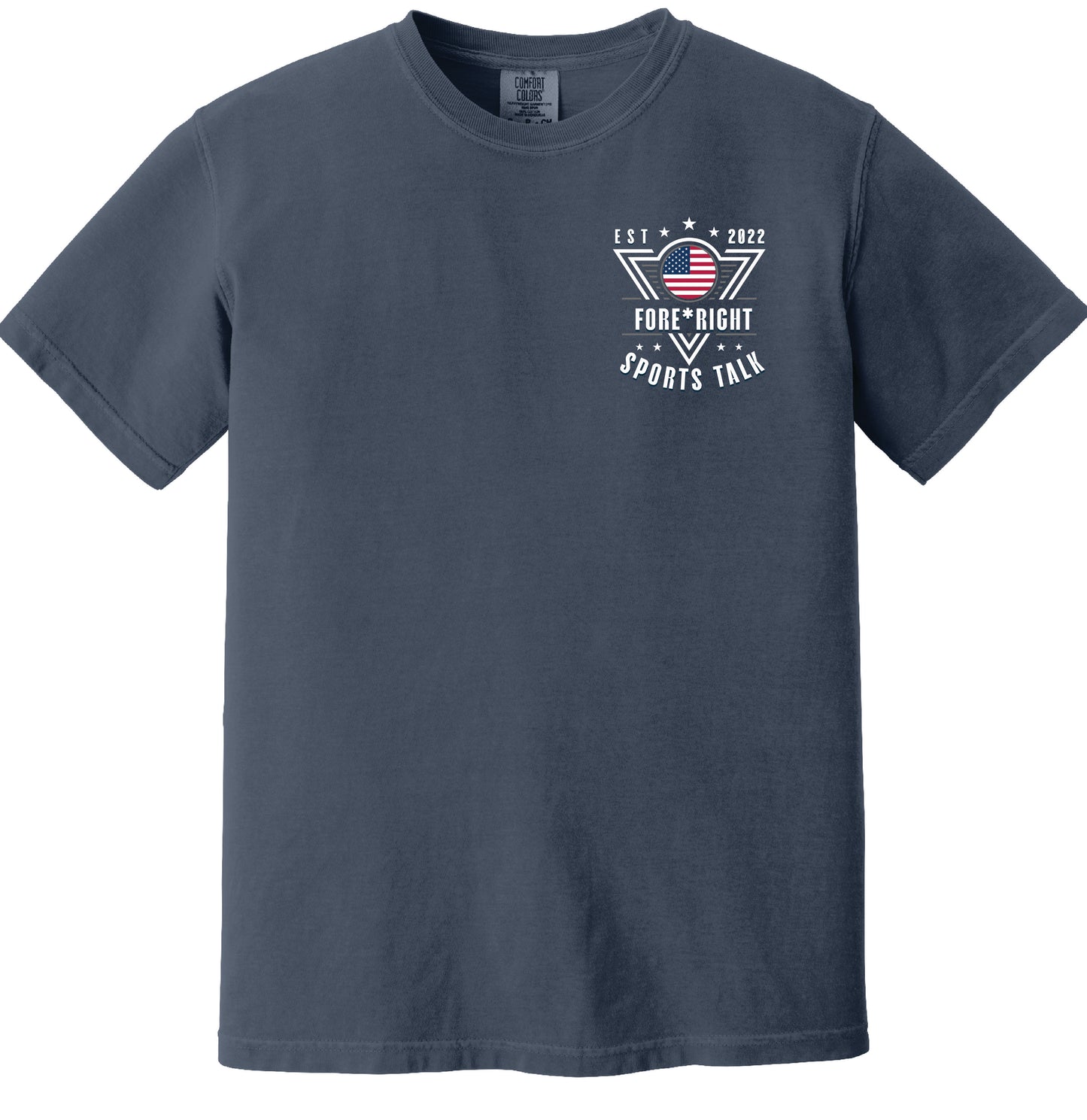 Comfort Colors Tee - Fore*Right Sports Talk