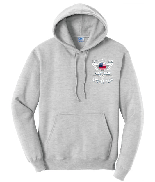 Core Fleece Hoodie - Fore*Right Sports Talk