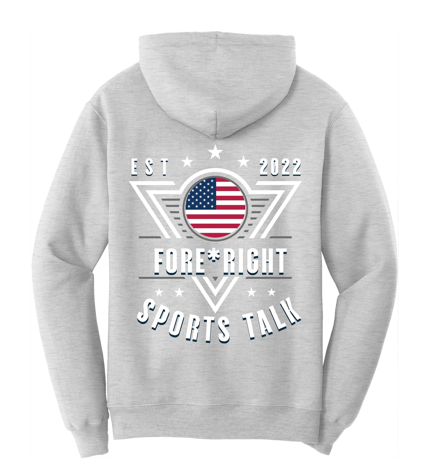 Core Fleece Hoodie - Fore*Right Sports Talk