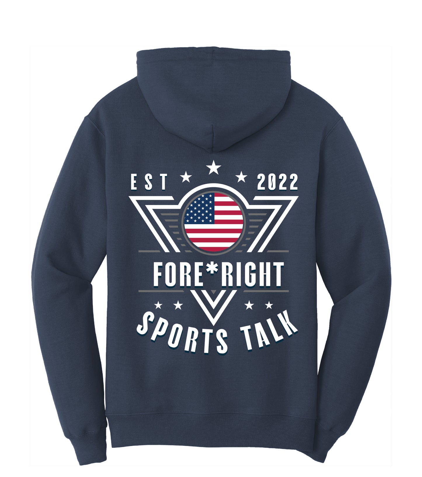 Core Fleece Hoodie - Fore*Right Sports Talk