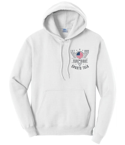 Core Fleece Hoodie - Fore*Right Sports Talk