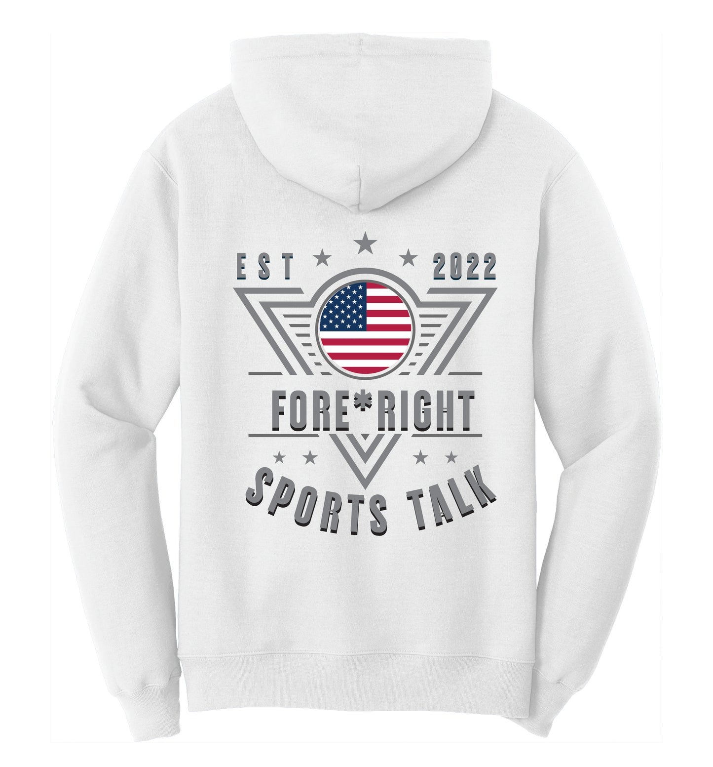 Core Fleece Hoodie - Fore*Right Sports Talk