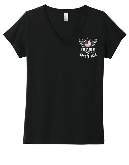 Women's District Concert Tee - Fore*Right Sports Talk