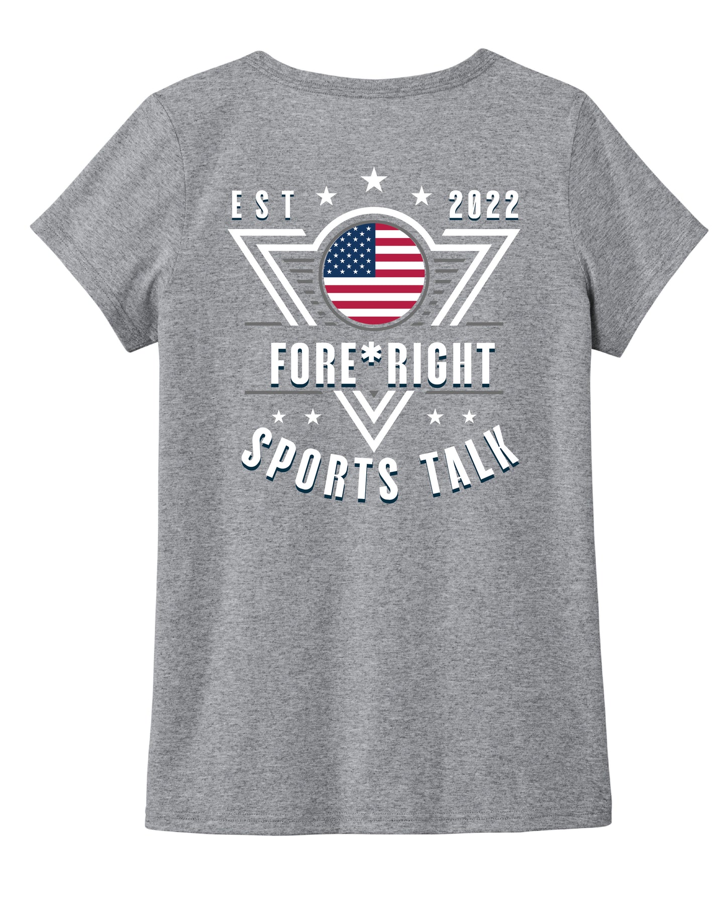 Women's District Concert Tee - Fore*Right Sports Talk