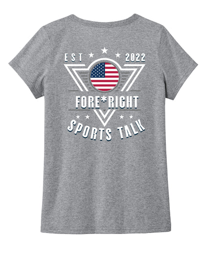 Women's District Concert Tee - Fore*Right Sports Talk