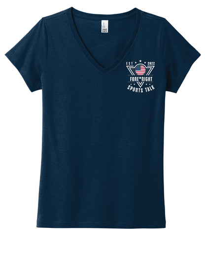 Women's District Concert Tee - Fore*Right Sports Talk