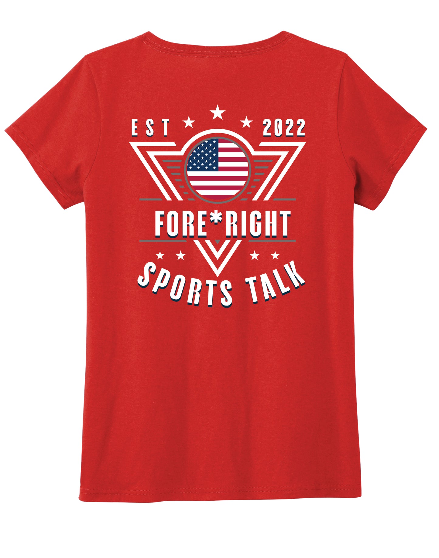 Women's District Concert Tee - Fore*Right Sports Talk