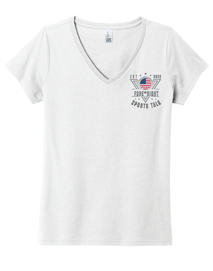 Women's District Concert Tee - Fore*Right Sports Talk