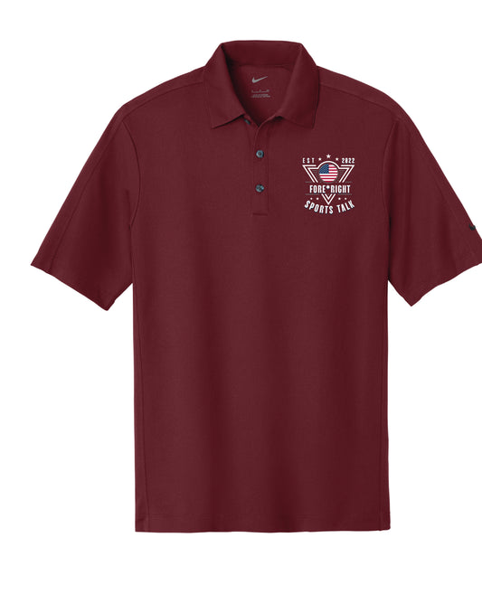 Nike Dri-Fit Polo - Fore*Right Sports Talk