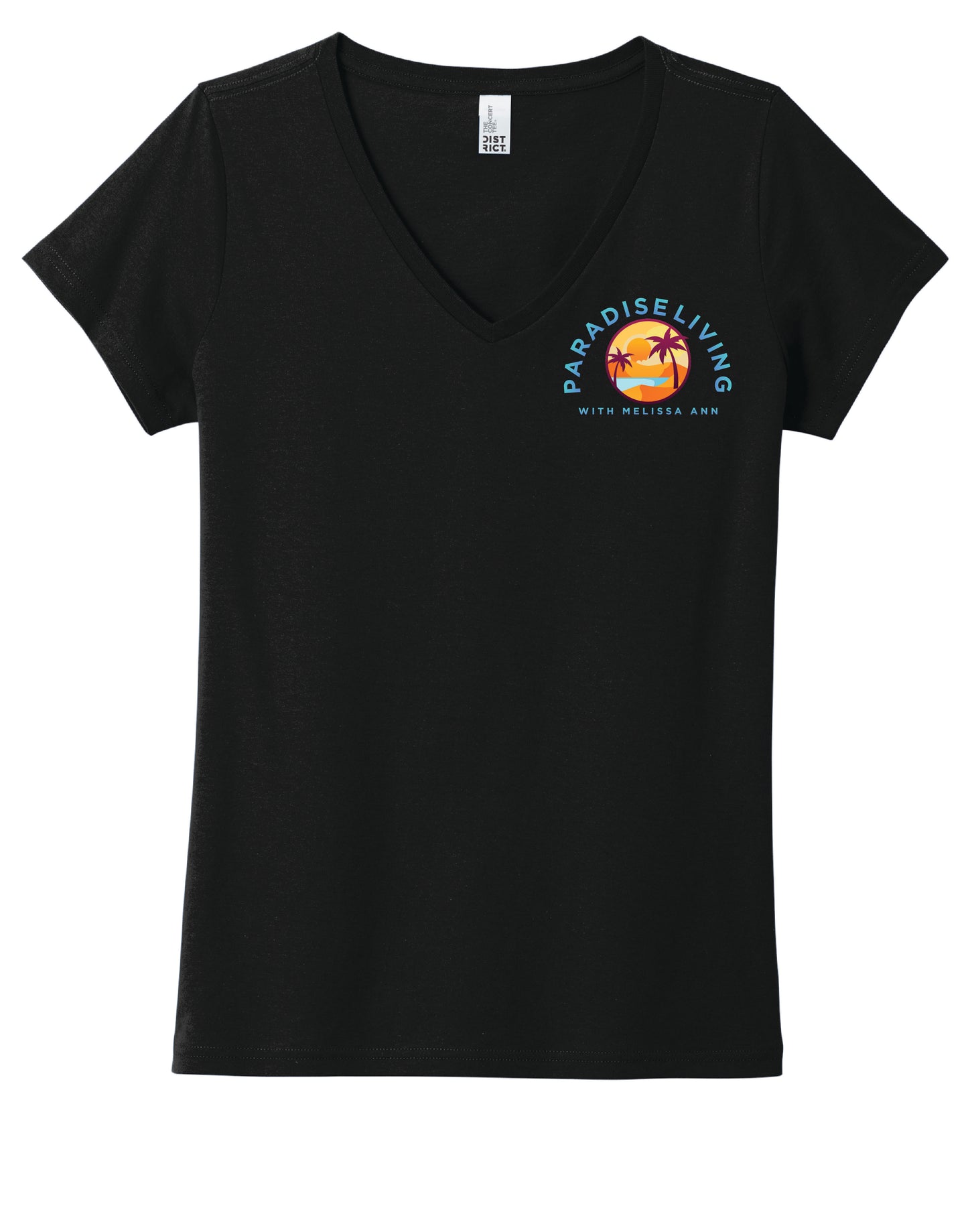 Women's District Concert Tee - Paradise Living