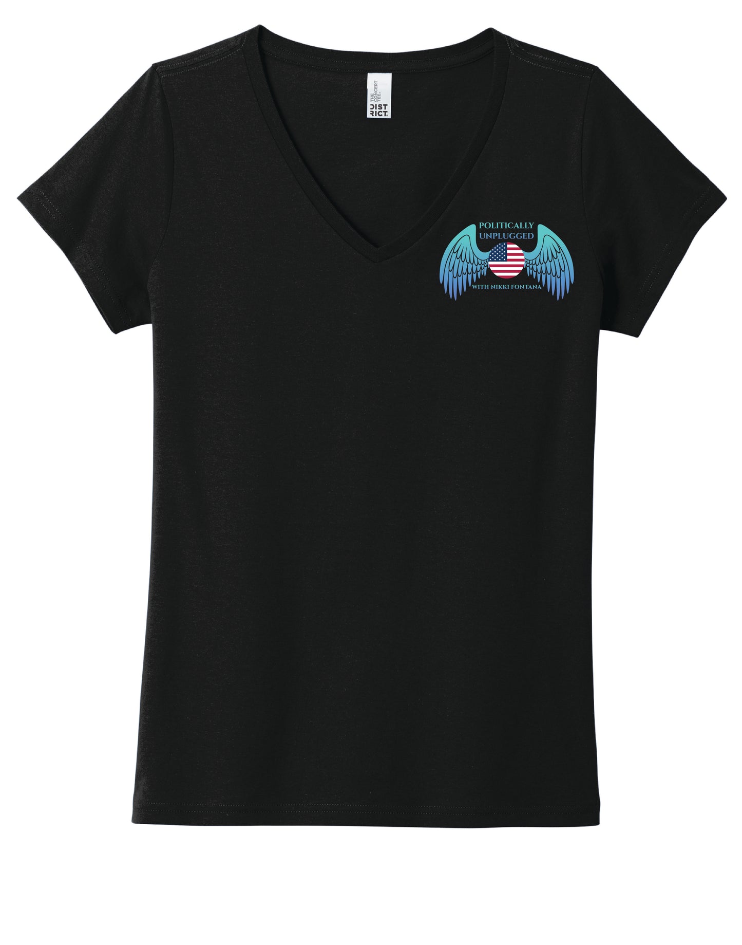 Women's District Concert Tee - Politically Unplugged
