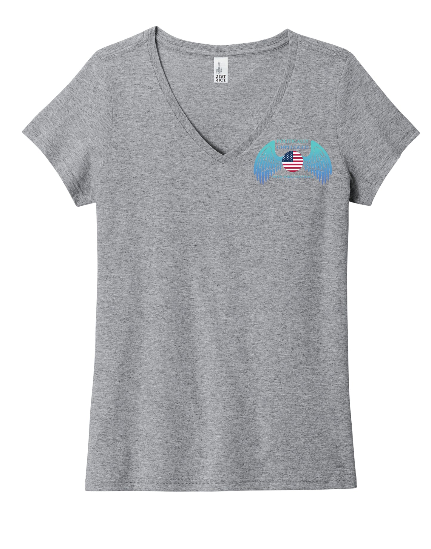 Women's District Concert Tee - Politically Unplugged