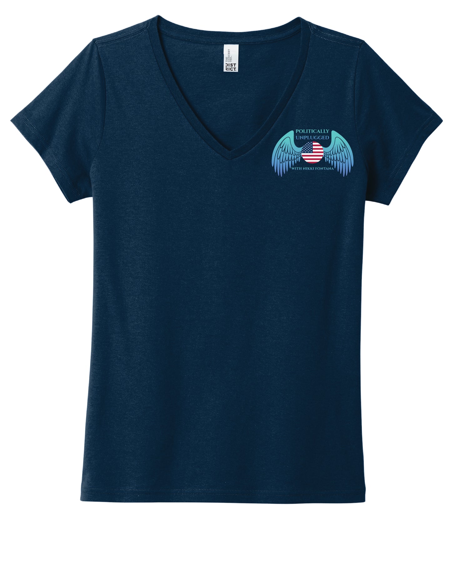 Women's District Concert Tee - Politically Unplugged
