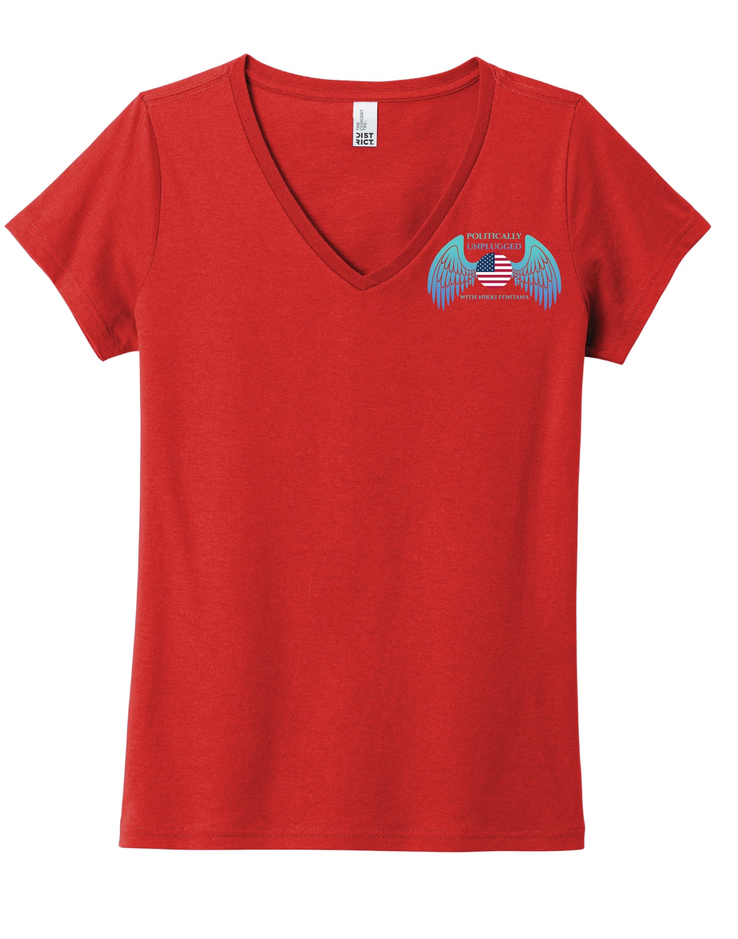 Women's District Concert Tee - Politically Unplugged