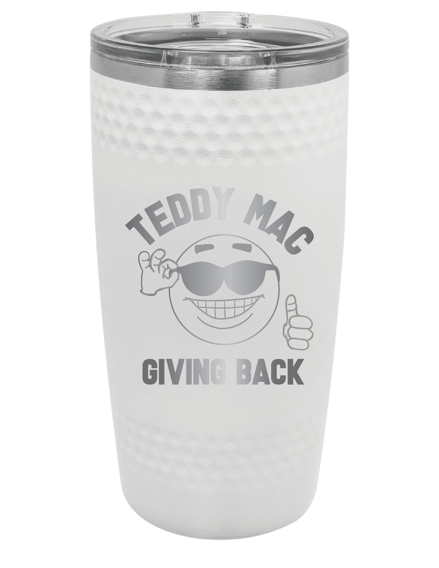 Teddy Mac Engraved Golf Tumblers