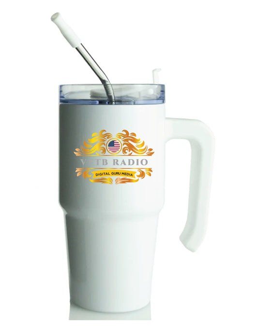 20oz Tumbler w/ Handle - VFTB Radio